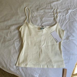 Reformation ever Leigh knit tank